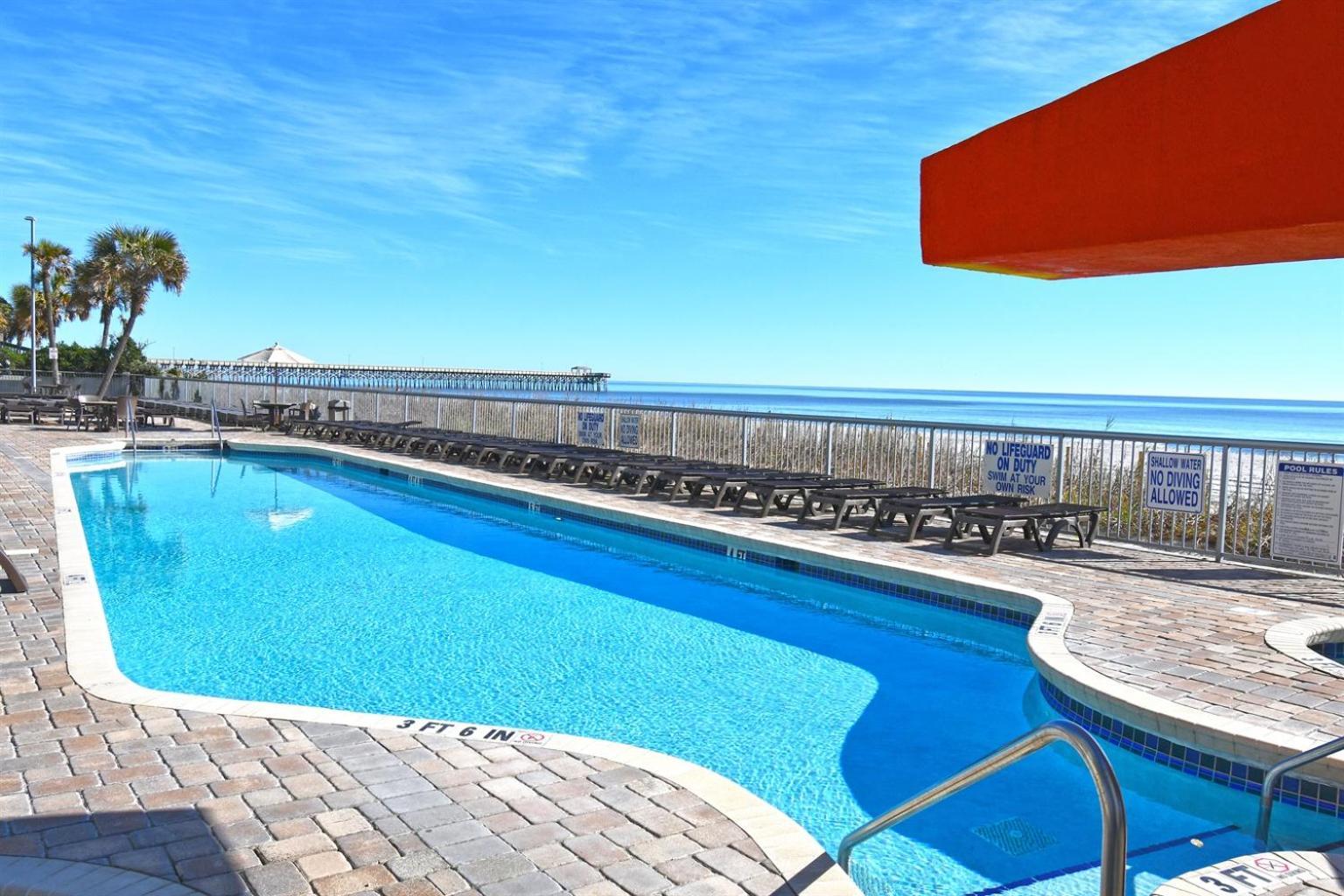 マートルビーチ 7Th Floor! Modern Building, Direct Oceanfront Viewヴィラ エクステリア 写真